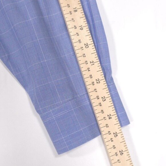 Brooks Brothers Men’s REGENT NON-IRON Cotton LS Plaid Shirt 17 1/2 - 4/5 - Picture 7 of 10